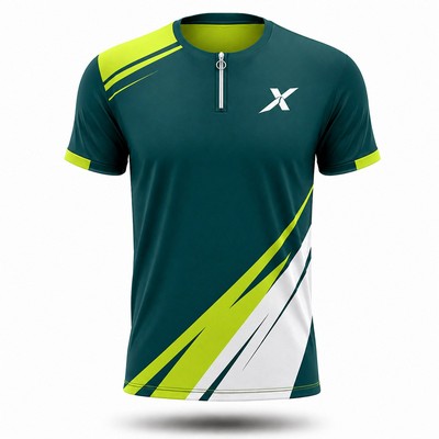 Unisex Sublimated Microfiber Short Sleeve T Shirt 5 OZ