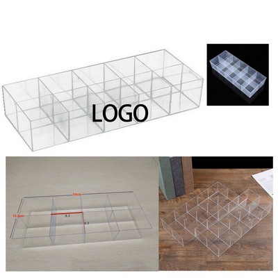 Plastic 8 Compartment Tea Organizer