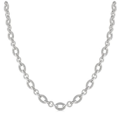 Jilco Inc Sterling Silver Diamond Necklace