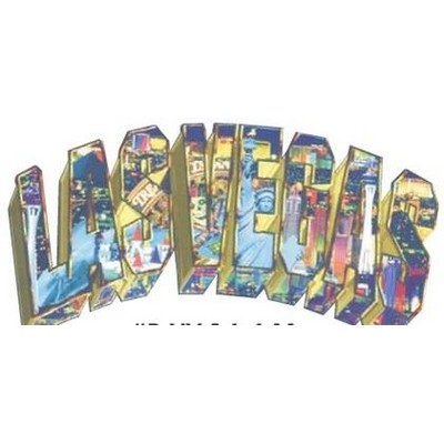 Las Vegas Collage Maxi Magnet (12 Square Inch)