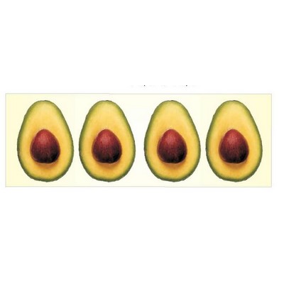 Avocado Panoramic Metal Photo Magnet (1 5/8"x4 5/8")