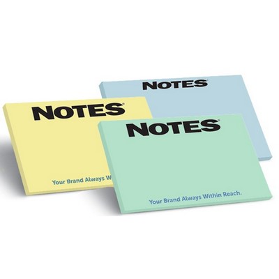 25-Sheet Stik-Withit® Adhesive Notepad w/ Pastel Paper (5"x3")