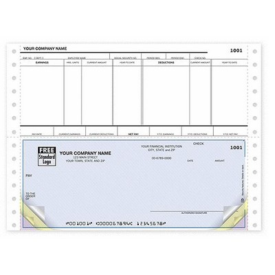 Continuous Payroll Bottom Checks - 2 Part
