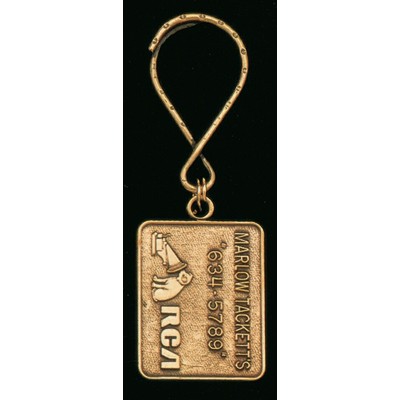 Die Struck Registered Key Ring - 1 1/2"