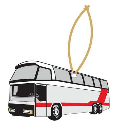 Commercial Bus Executive Ornament w/ Mirrored Back (3 Square Inch)