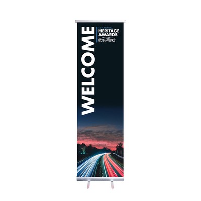 Econo Retractable Banner - 24" Full Color
