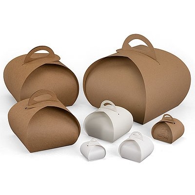 Colored Specialty Style Tulip Cardboard Pouch-Box (7"x7"x7")