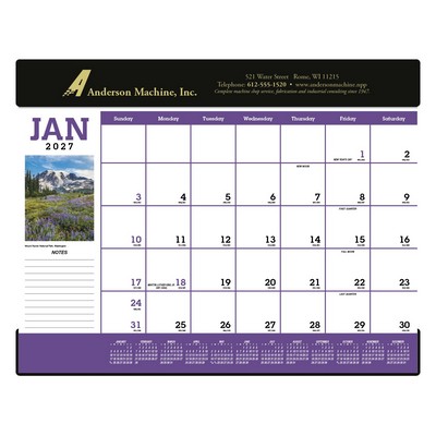 Triumph® Calendars Scenic Desk Pad