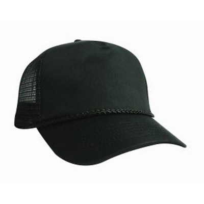 5 Panel Twill Mesh Trucker Cap