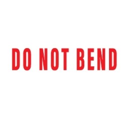 Trodat® Self-Inking Stock Message Stamp- Do Not Bend