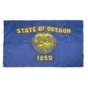 Oregon Indoor Parade Flag w/Pole Hem (4'x6')