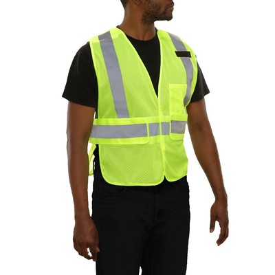 Reflective Apparel™ Hi-Vis Adjustable 5 Point Breakaway Vest