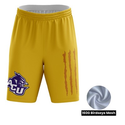 Unisex & Kids Sub Std-Length Basketball Shorts - Birdseye