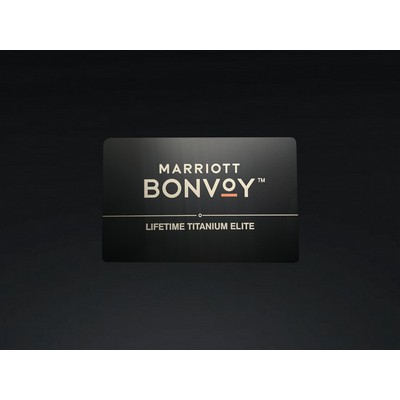 Matte Silver Titanium Card