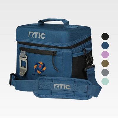 8-Can RTIC® Soft Pack Insulated Cooler Bag w/ Bottle Opener 10" x 8.5"