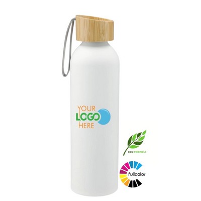 Eco Friendly Sport Bottle w/Bamboo Lid