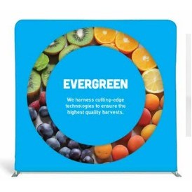 Single Sided Straight Tension Fabric Displays (7.5'x8')
