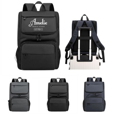 Water-resistant Travel Laptop Backpack with Front Pocket