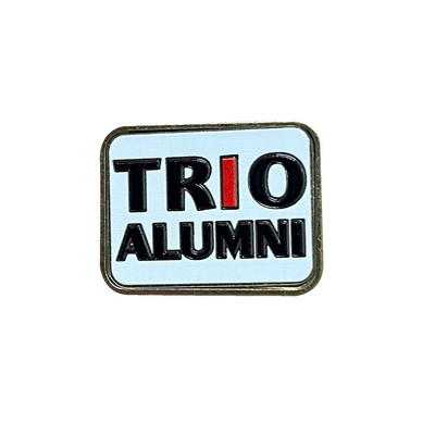 QUIKTURN Ultratone Square with Rounded Corners Lapel Pin - 5 Day Production (1")