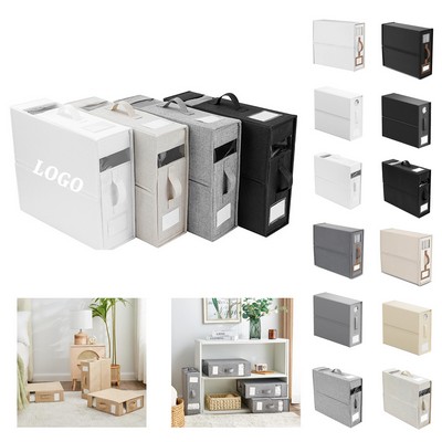 Foldable Bed Sheet Organizer with Window and Label
