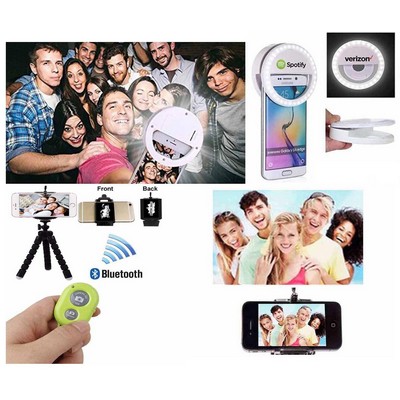 iBank ® Clip On Selfie Ring Light For Smartphones