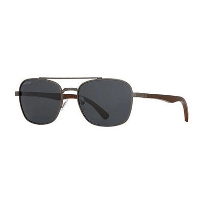 Rye Gunmetal & Walnut Polarized Sunglasses