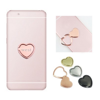 Heart Shaped 360 Rotating Phone Ring Stand