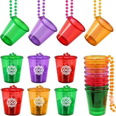 2oz Tipple Party Necklace Beaded Mexican Wine Glasses