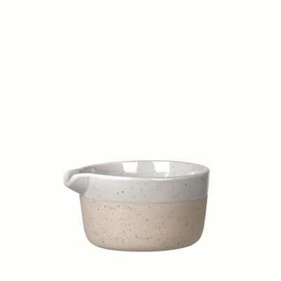 Blomus Sablo Cloud White Ceramic Stoneware Creamer