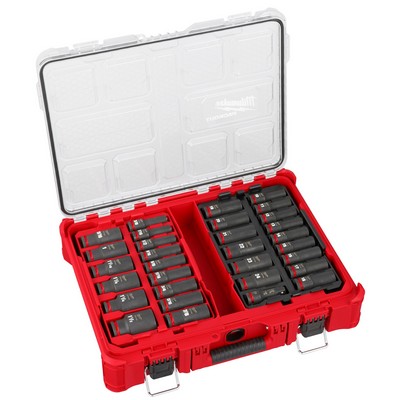 Milwaukee Shockwave Impact Duty Socket 1/2" Drive 31Pc Packout Set