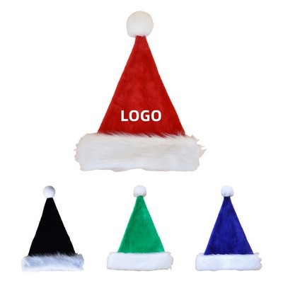 Adult Plush Santa Hat
