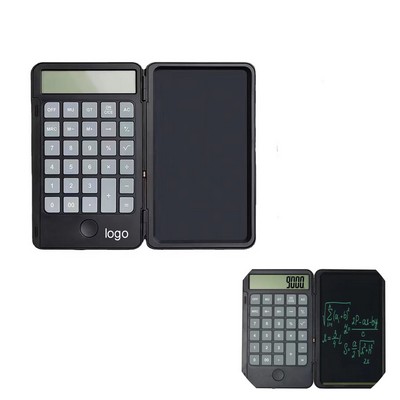 Rechargeable Calculator With Writing Board