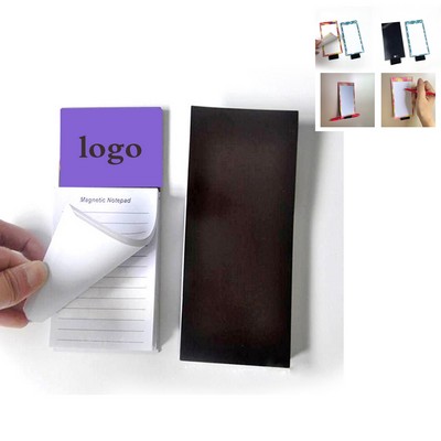 Magnetic Memo Pad with Detachable Sheets and Branded Logo