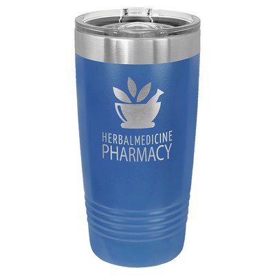 Polar Camel 20 oz. Royal Blue Ringneck Tumbler with Slider Lid