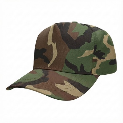 Olive Woodland Snapback Skate Cap