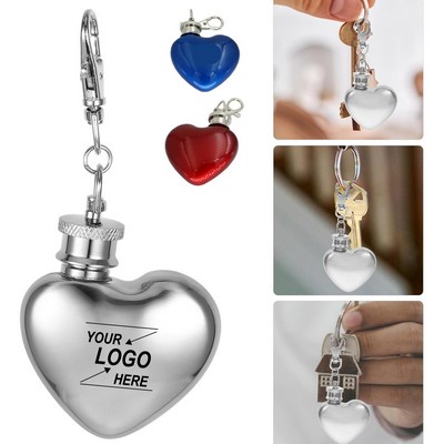 1oz Heart Shaped Hip Wine Pot Flask