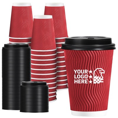 Kraft Rippled Cups