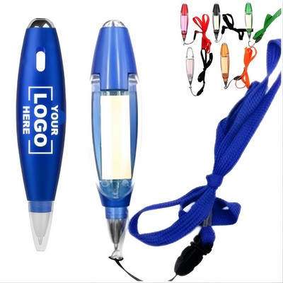 Retractable Multifunctional Sticky Note Pen