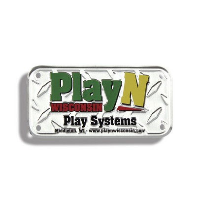 Custom Embossed Bicycle License Plate (3"x6")