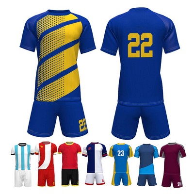 Unisex Full-color Dye Sublimated Football Jersey Set