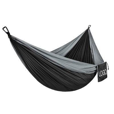 Portable Hammock With Tree Straps & Attached Carry Bag