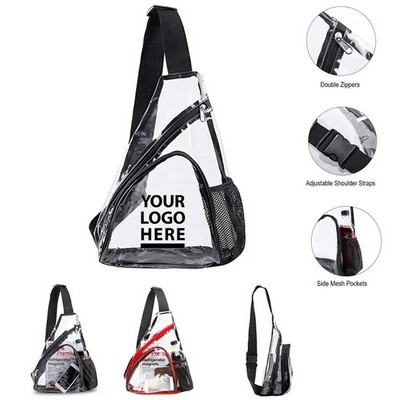 Clear PVC Sling Bag