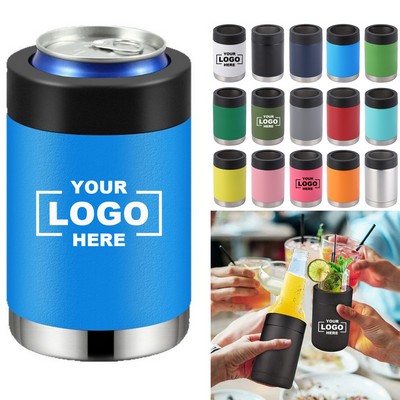 12 oz Stainless Steel Vacuum Insulated Can Cooler Tumbler