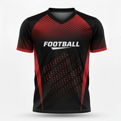 Men's Sublimated Butterfly Mesh Football Jersey 160GSM