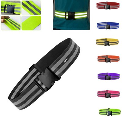 Flexible Adjustable Reflective Safety Waist Strap