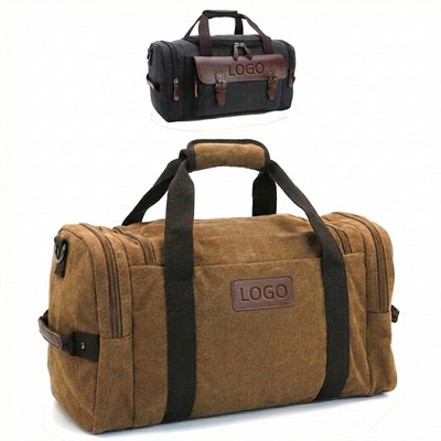 Vintage Canvas Large Travel Bag