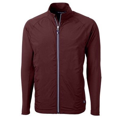 Cutter and Buck Adapt Eco Knit Hybrid Recycled Full Zip Jacket