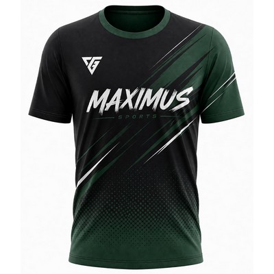 Unisex Sublimated Pinhole Mesh Short Sleeve T Shirt 150GSM