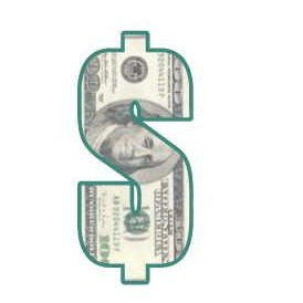 Dollar Sign $100 Bill Promotional Magnet w/ Strip Magnet (6 Square Inch)