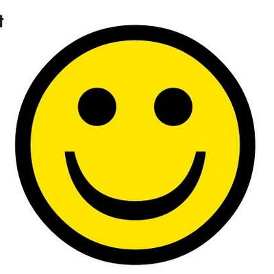 Smiley Face Maxi Magnet (3")